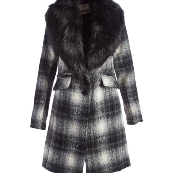 Laundry By Shelli Segal Jackets & Blazers - Laundry wool coat with faux fur removable collar